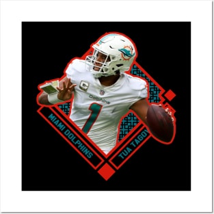 Tua Tagovailoa Diamond Style Posters and Art